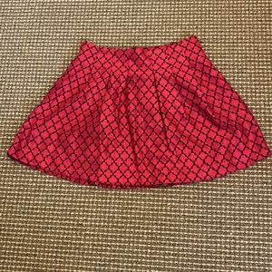 Red and Black Banana Republic Skirt